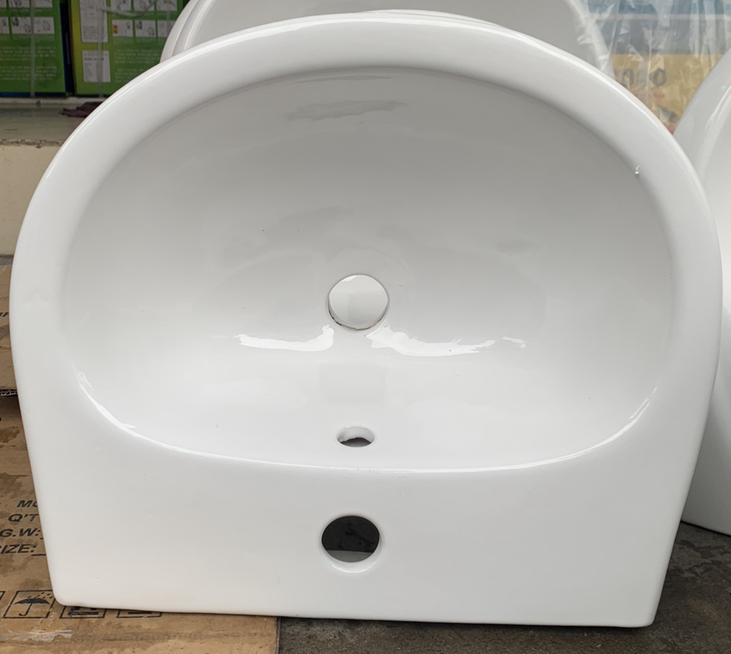 Chậu lavabo 1 lỗ loại nhỏ