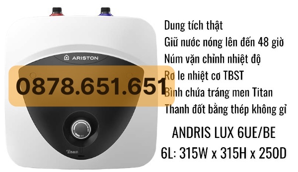 ANDRIS 6 LUX FE (Đường nước trên-Đặt gầm tủ)