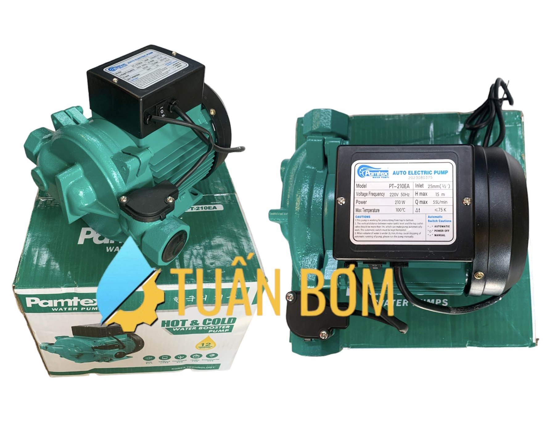 MÁY BƠM TĂNG ÁP TỪ PAMTEX PT-410EA (410W)